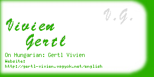 vivien gertl business card